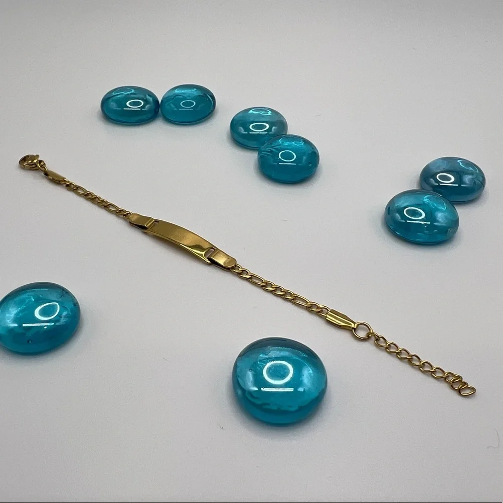 🆕 Baby / Toddler Bracelet 18k Gold Plated Anti Allergy / Tarnish Free /N… - Picture 2 of 14